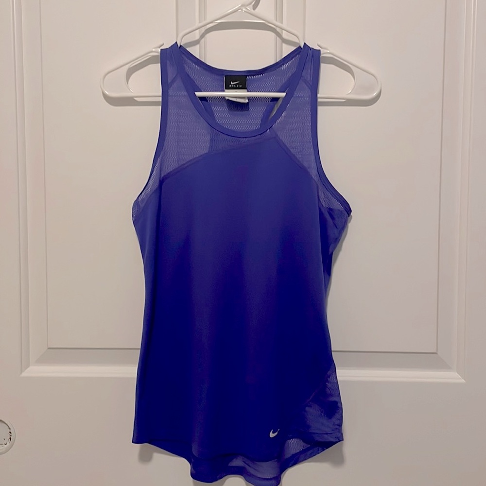 Purple Nike workout tank
